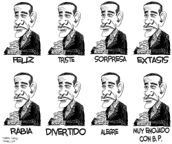 LAS EMOCIONES DE OBAMA by Daryl Cagle