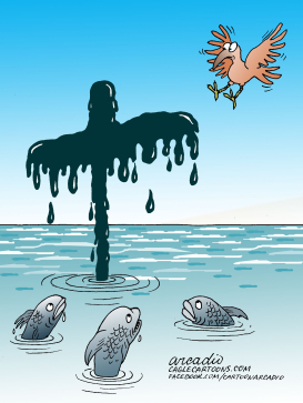 OIL SPILL by Arcadio Esquivel