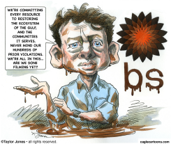 BP CHAIRMAN TONY HAYWARD  by Taylor Jones