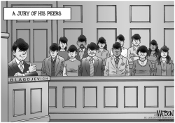 A JURY OF HIS PEERS by RJ Matson