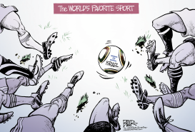 WORLD CUP AND ISRAEL by Nate Beeler