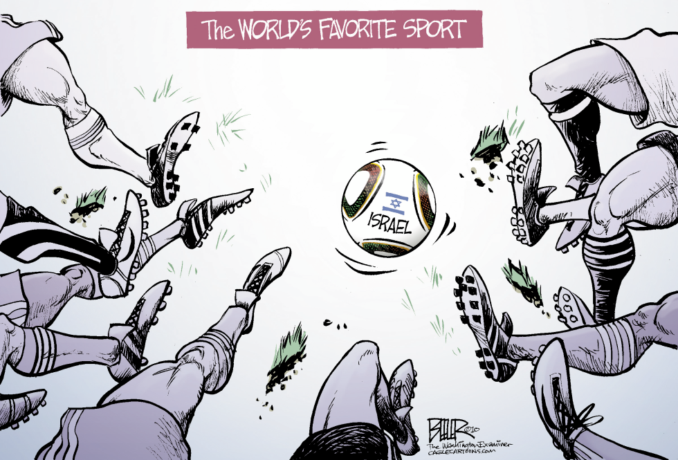  WORLD CUP AND ISRAEL by Nate Beeler