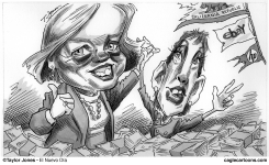 MEG WHITMAN AND CARLY FIORINA by Taylor Jones