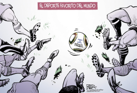 LA COPA MUNDIAL E ISRAEL  by Nate Beeler