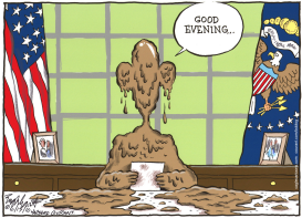 OBAMAS ADDRESS TO THE NATION by Bob Englehart