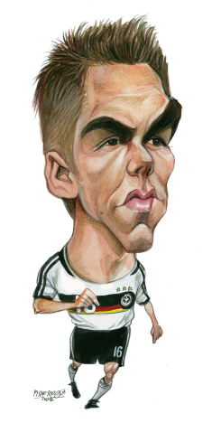 PHILIP LAHM, CAPITAN OF GERMANY by Petar Pismestrovic