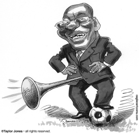 RANDY SOUTH AFRICAN PRESIDENT JACOB ZUMA by Taylor Jones