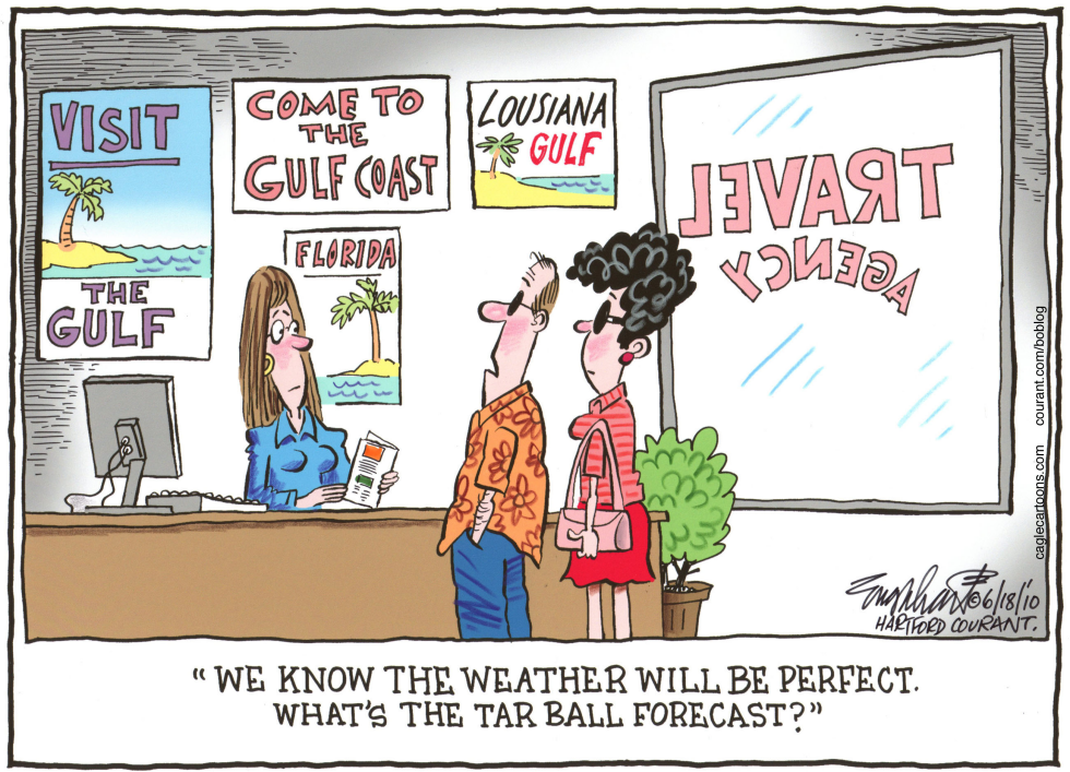  TRAVEL TO THE GULF COAST by Bob Englehart