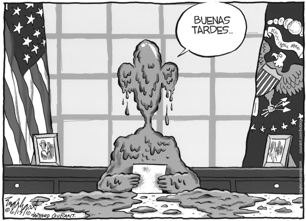  DISCURSO DE OBAMA A LA NACION by Bob Englehart