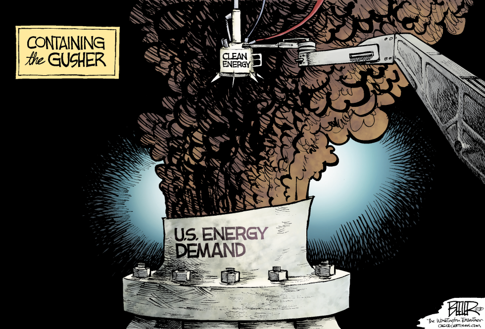  THE GUSHER by Nate Beeler