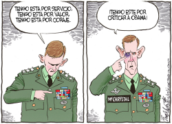 GENERAL STANLEY MCCHRYSTAL  by Bob Englehart