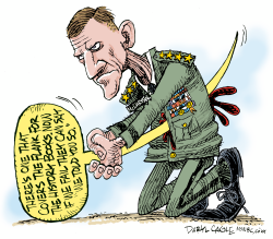 GENERAL MCCHRYSTAL RESIGNS by Daryl Cagle