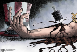 ADICCION AL PETROLEO  by Nate Beeler