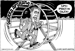 OBAMA PIERDE SU SALIDA by Wolverton