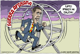 OBAMA PIERDE SU SALIDA  by Wolverton