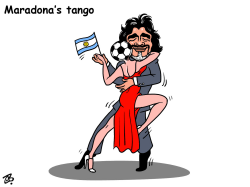 MARADONAS TANGO by Emad Hajjaj