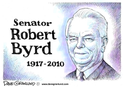 SENATOR ROBERT BYRD TRIBUTE by Dave Granlund