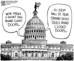 CONGRESS STRIKES A DEAL by Adam Zyglis