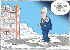 SENATOR ROBERT BYRD by Bob Englehart