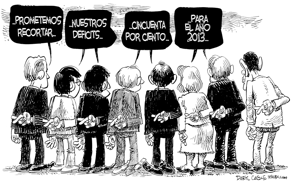  DECLARACION DE DEFICITS by Daryl Cagle