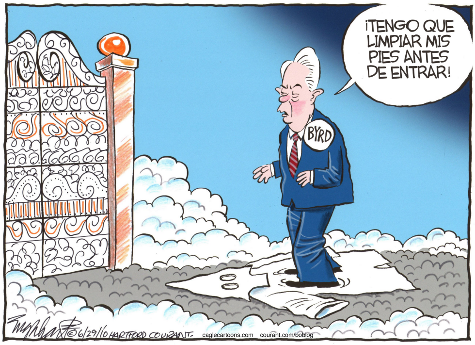  SENADOR ROBERT BYRD  by Bob Englehart