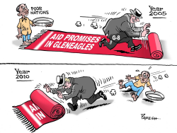 G-8 AID PROMISES by Paresh Nath