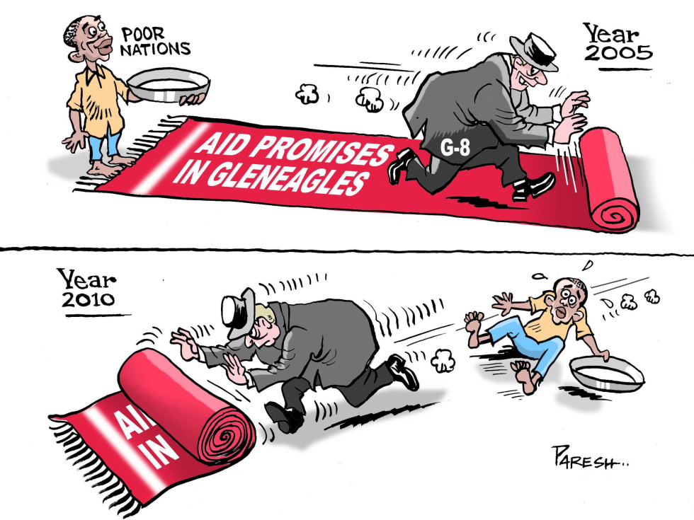  G-8 AID PROMISES by Paresh Nath