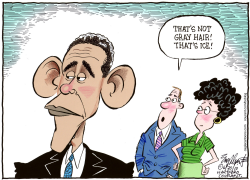 PRESIDENT BARACK OBAMA by Bob Englehart