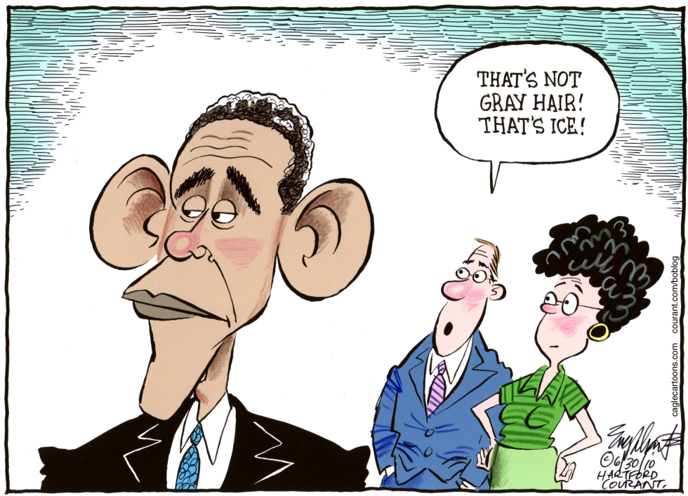  PRESIDENT BARACK OBAMA by Bob Englehart