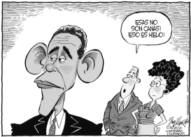 PRESIDENTE BARACK OBAMA by Bob Englehart