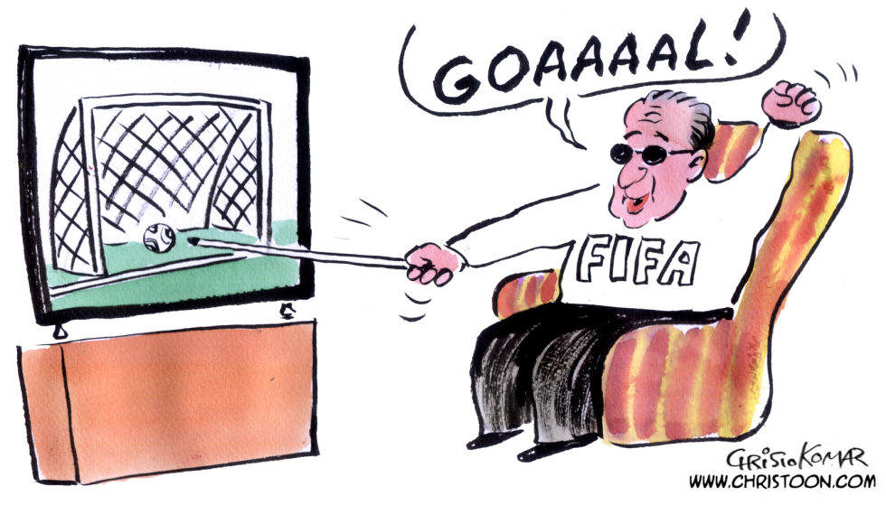  SEPP BLATTER  by Christo Komarnitski