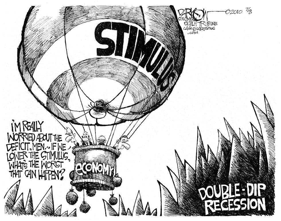  DOUBLE-DIP RECESSION by John Darkow