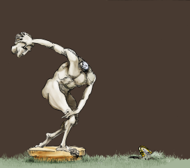 HEADLESS GREEK DISCUS THROWER by Riber Hansson