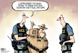 IMMIGRATION ENFORCEMENT by Nate Beeler