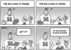 BIG 12 CONFERENCE REALIGNMENT by RJ Matson