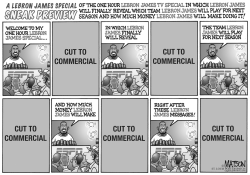 LEBRON JAMES TV SPECIAL by RJ Matson