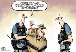 AGENTE DE INMIGRACION  by Nate Beeler