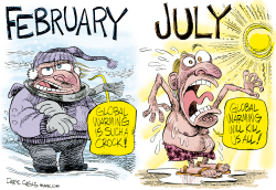 HOT SUMMER GLOBAL WARMING by Daryl Cagle