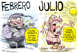 VERANO CALIENTE DEL CALENTAMIENTO GLOBAL  by Daryl Cagle