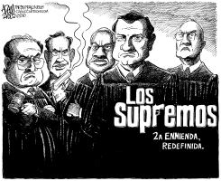 LOS SUPREMOS by Adam Zyglis