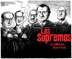 LOS SUPREMOS  by Adam Zyglis