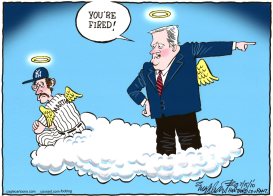 GEORGE STEINBRENNER  by Bob Englehart