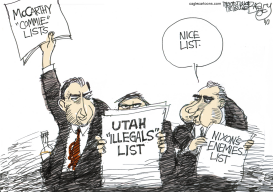 UTAH ILLEGALS LIST by Pat Bagley