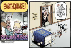 DC EARTHQUAKE by Nate Beeler