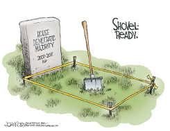 SHOVEL-READY DEMOCRATIC MAJORITY by John Cole