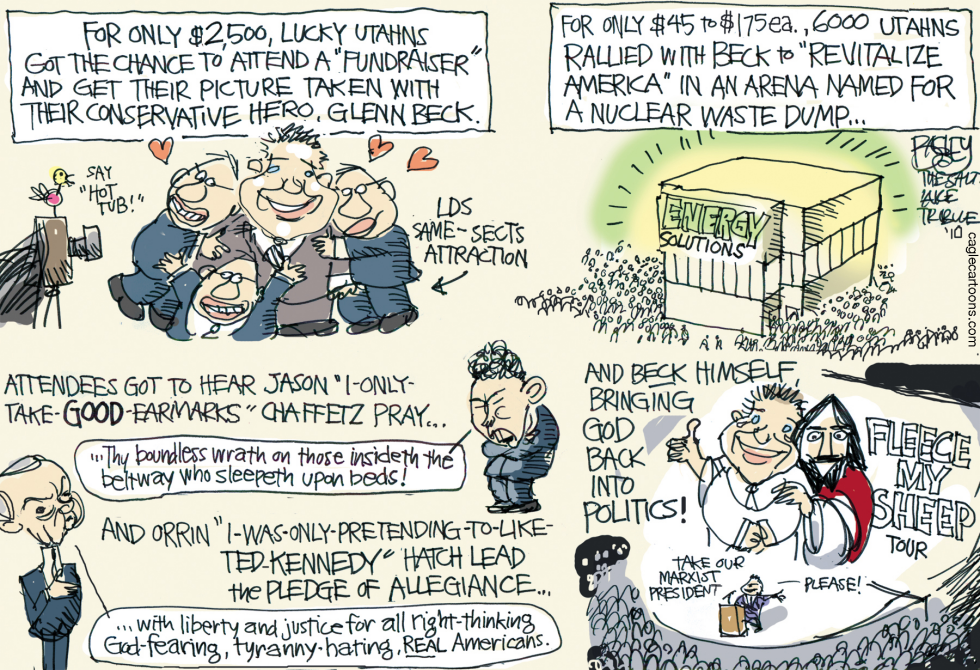  GLENN BECK SAVES JESUS by Pat Bagley