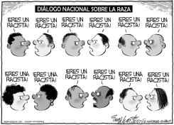 DIALOGO NACIONAL SOBRE LA RAZA by Bob Englehart