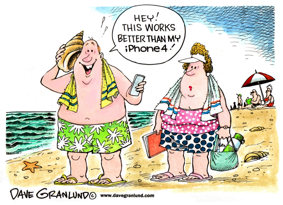  PROBLEMS WITH IPHONE 4 by Dave Granlund