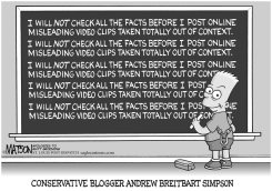 CONSERVATIVE BLOGGER ANDREW BREITBART SIMPSON by RJ Matson