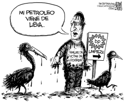 LIMPIEZA DEL PETROLEO DE LOCKERBIE by Adam Zyglis